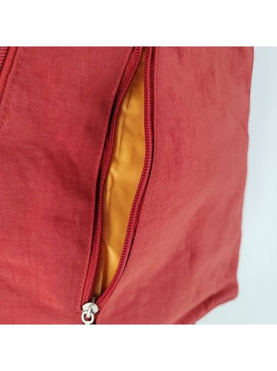 Baggallini Convertible Sling Backpack | Red Lightweight Travel Bag | Zip Strap main image 8